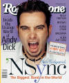 Chris on the cover of Rolling Stone magazine. (2001)