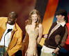 Tyrese, LeAnn Rimes & JC present an award at the 2003 American Music Awards in Los Angeles, CA.  (Jan. 13, 2003)