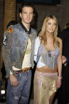 JC & Tara Reid arrive at the 2002 Billboard Music Awards show at the MGM Grand Garden Arena in Las Vegas, NV. (Dec. 9, 2002)