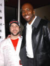 Joey & John Salley at Los Angeles Confidential Magazine Welcomes "The Apprentice" to Hollywood. (March 2004)