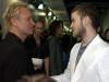 Sting and Justin at the 2004 Grammy Awards. (Feb. 8, 2004)