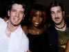 JC & Joey join Kelly from Destiny's Child at a VMA after-party. (Sept. 6, 2001)