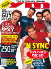 The members of *NSYNC on the cover of YM magazine. (July 2000)