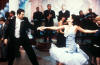 Joey & Gia Carides in the movie "My Big Fat Greek Wedding", filmed in 2000.