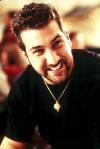 Joey in the movie "My Big Fat Greek Wedding", filmed in 2000.
