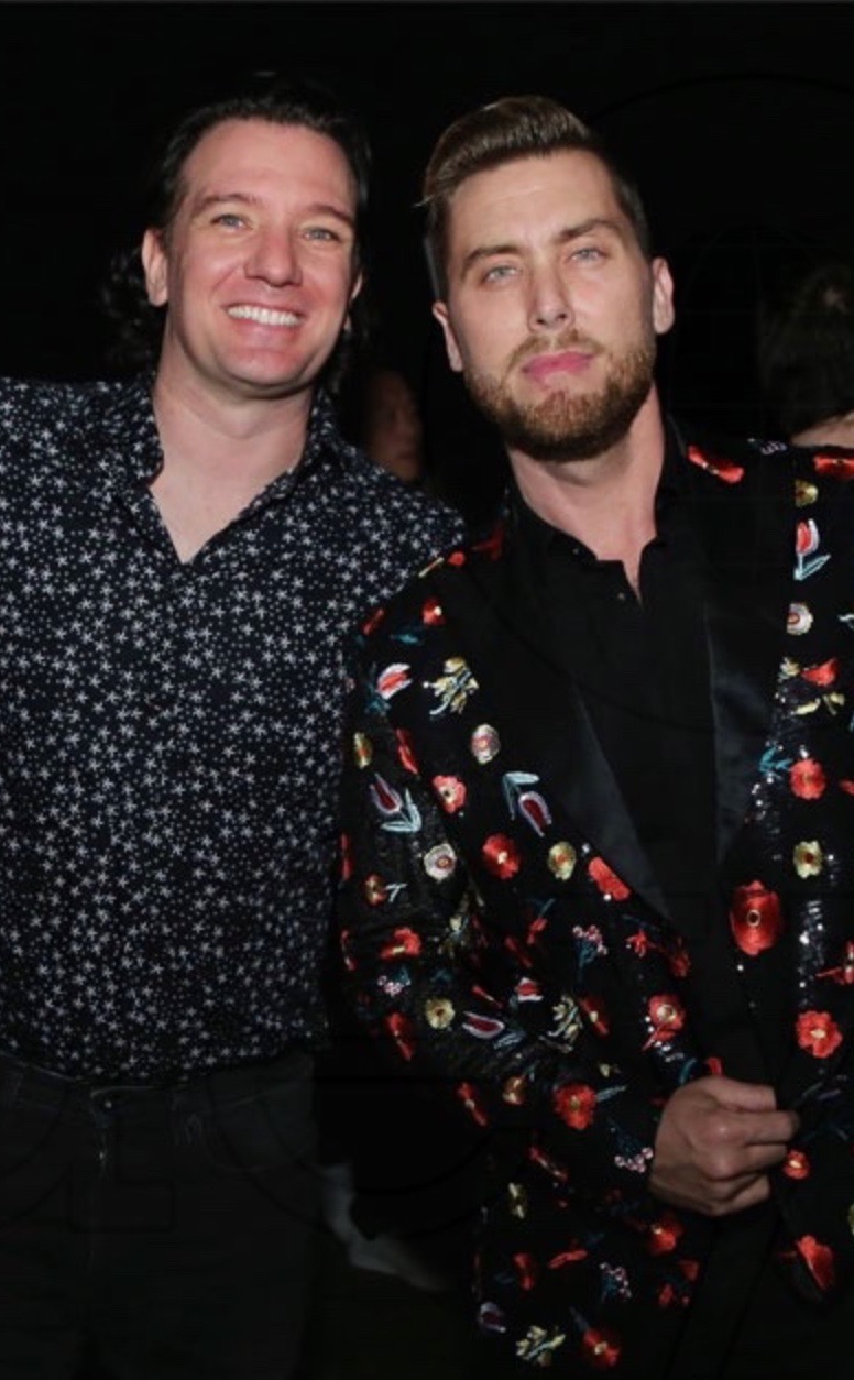 JC Chasez and Lance Bass JC Chasez and Lance Bass