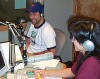 Joey in the XL 106.7 FM studio in Orlando, FL. (April 16, 2003)