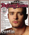 Justin on the cover of Rolling Stone magazine. (December 2003)