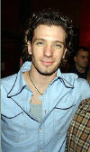 JC at the New York premiere of the movie "On The Line". (Oct. 9, 2001)