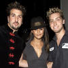 The stars of ''On the Line'' (Joey, Emanuelle Chriqui, & Lance, 2001)